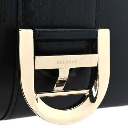 Mini Calfskin Satchel Bag - Black