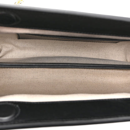 Small Calfskin Shoulder Bag - Black