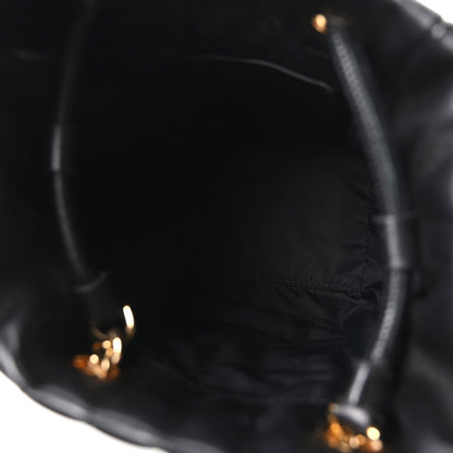 Mini Quilted Lambskin Backpack - Black