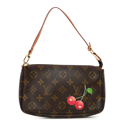 Monogram Cerises Pochette Accessories Handbag