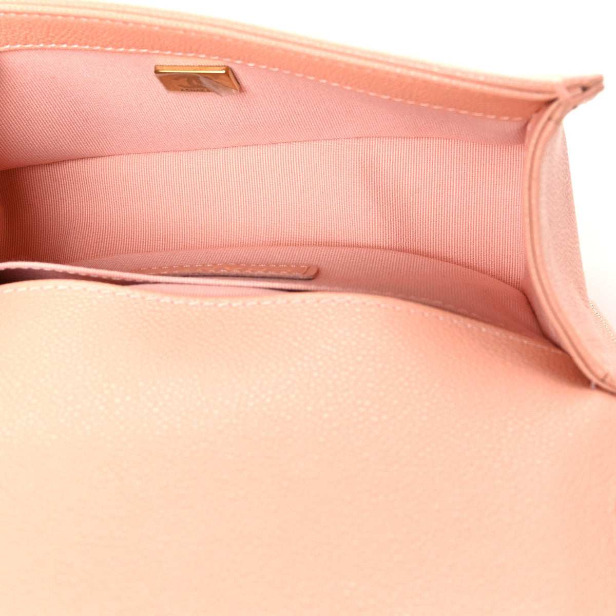Small Quilted Caviar Flap Shoulder Bag