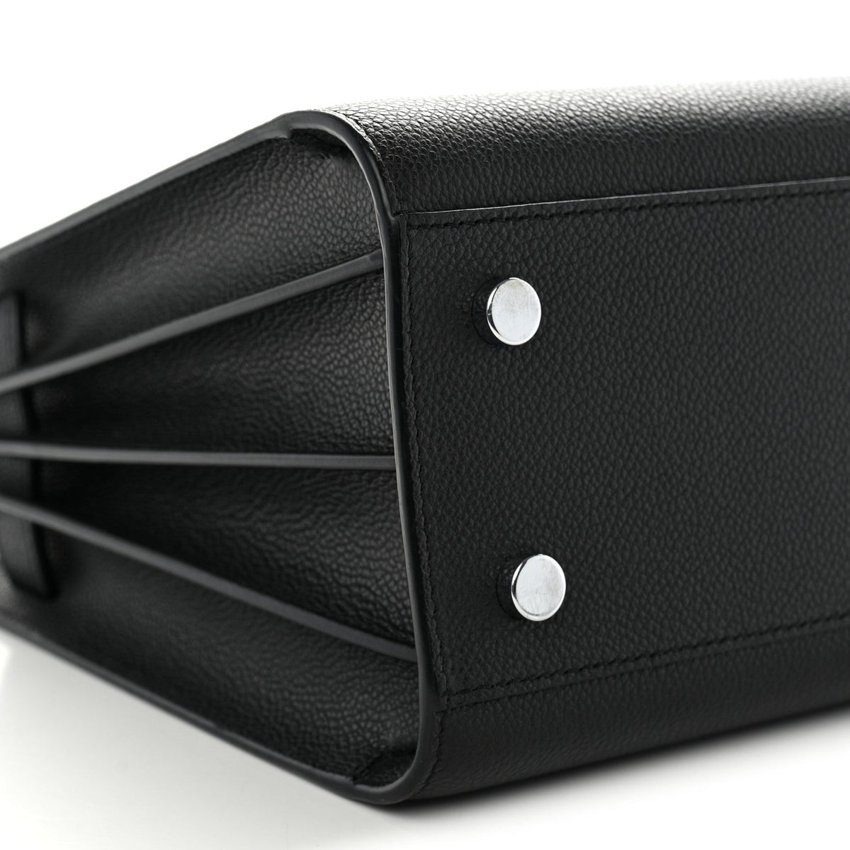 Calfskin Handbag - Black