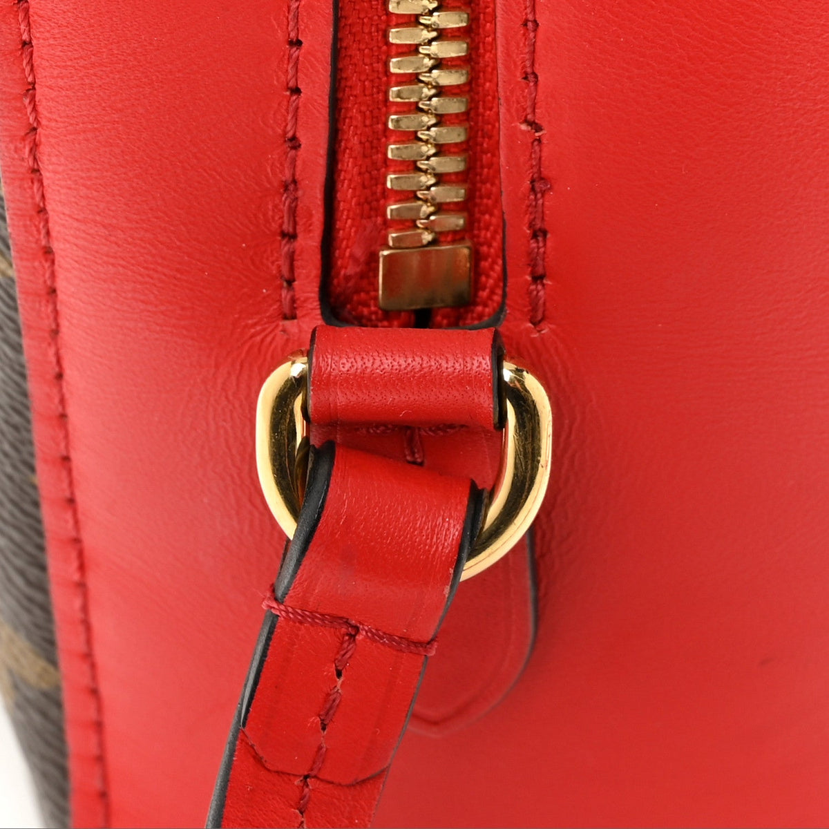 Monogram Saintonge Coquelicot Handbag