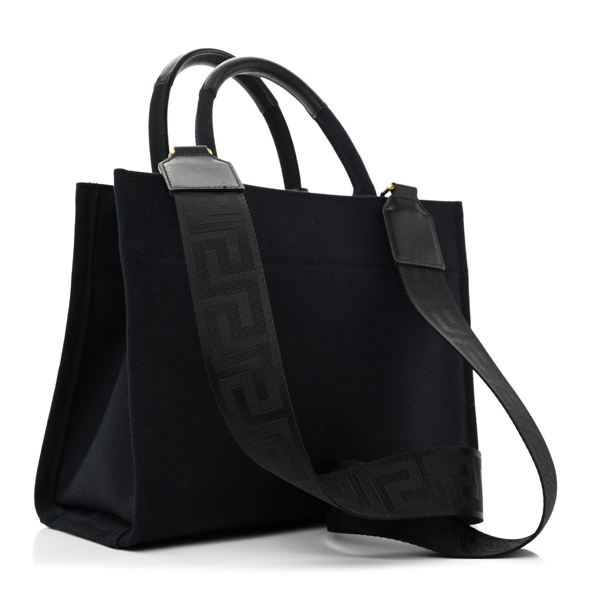 Small Canvas Tote Bag - Black