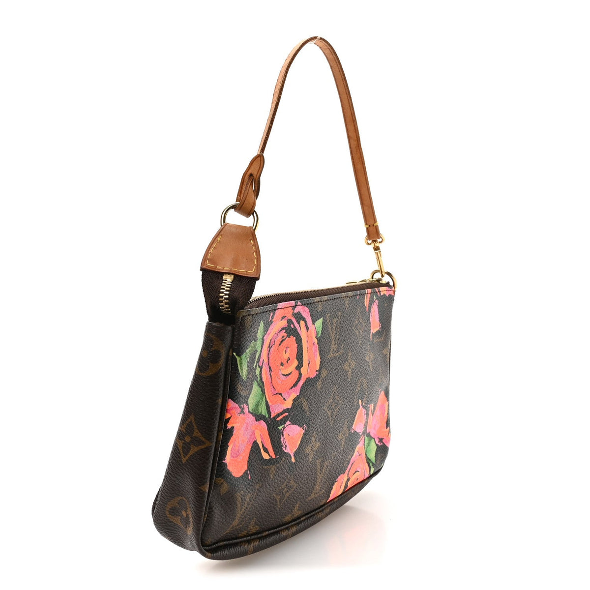 Monogram Roses Pochette Accessories Handbag