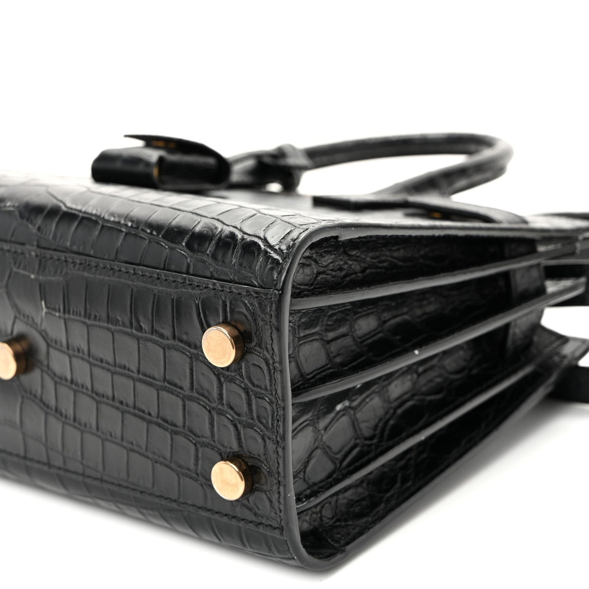Nano Calfskin Handbag - Black