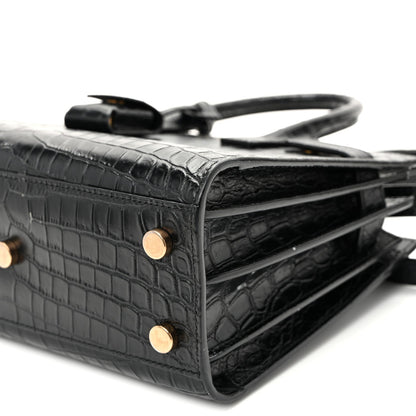 Nano Calfskin Handbag - Black