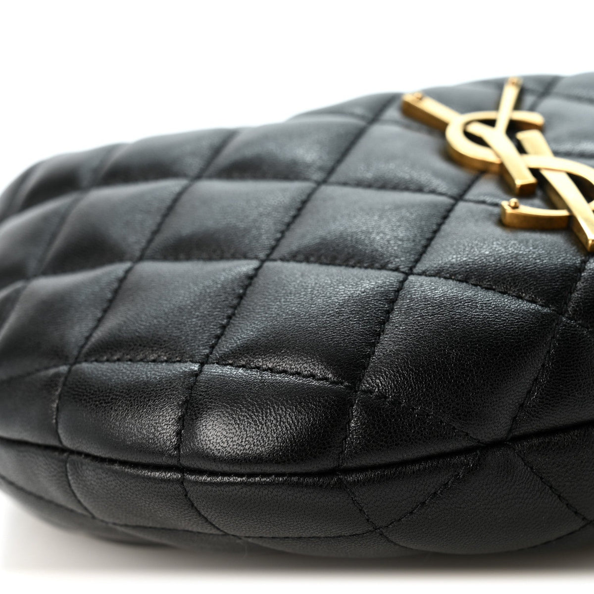 Quilted Lambskin Handbag - Black