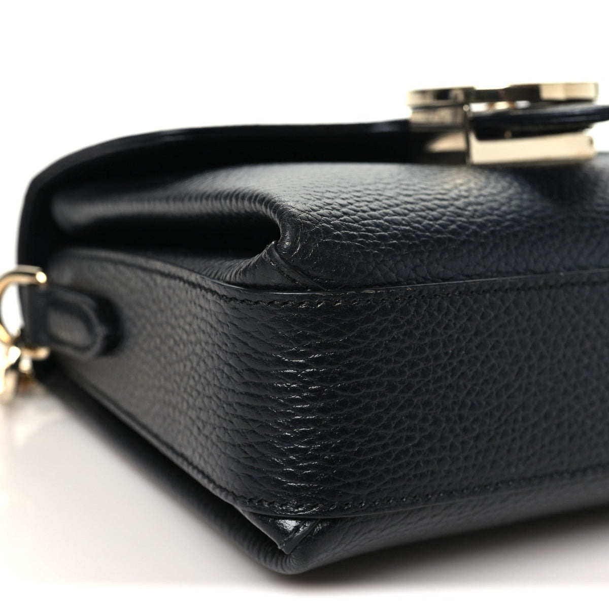 Calfskin Crossbody Bag - Black