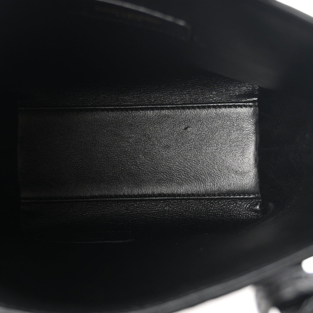 Mini Calfskin Tote Bag - Black