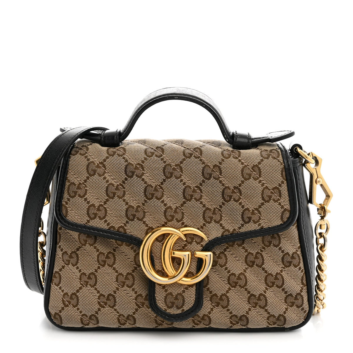 Mini Calfskin Shoulder Bag - Beige