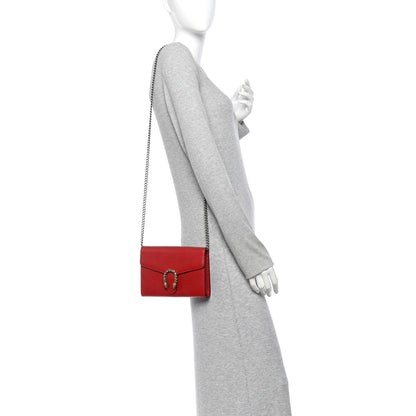 Mini Calfskin Wallet Bag - Red