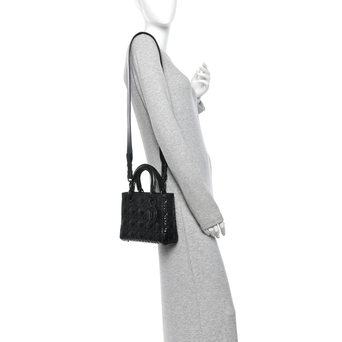 Small Calfskin Handbag - Black
