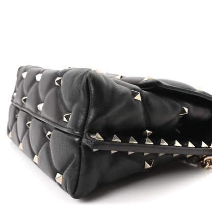 Small Nappa Crossbody Bag - Black