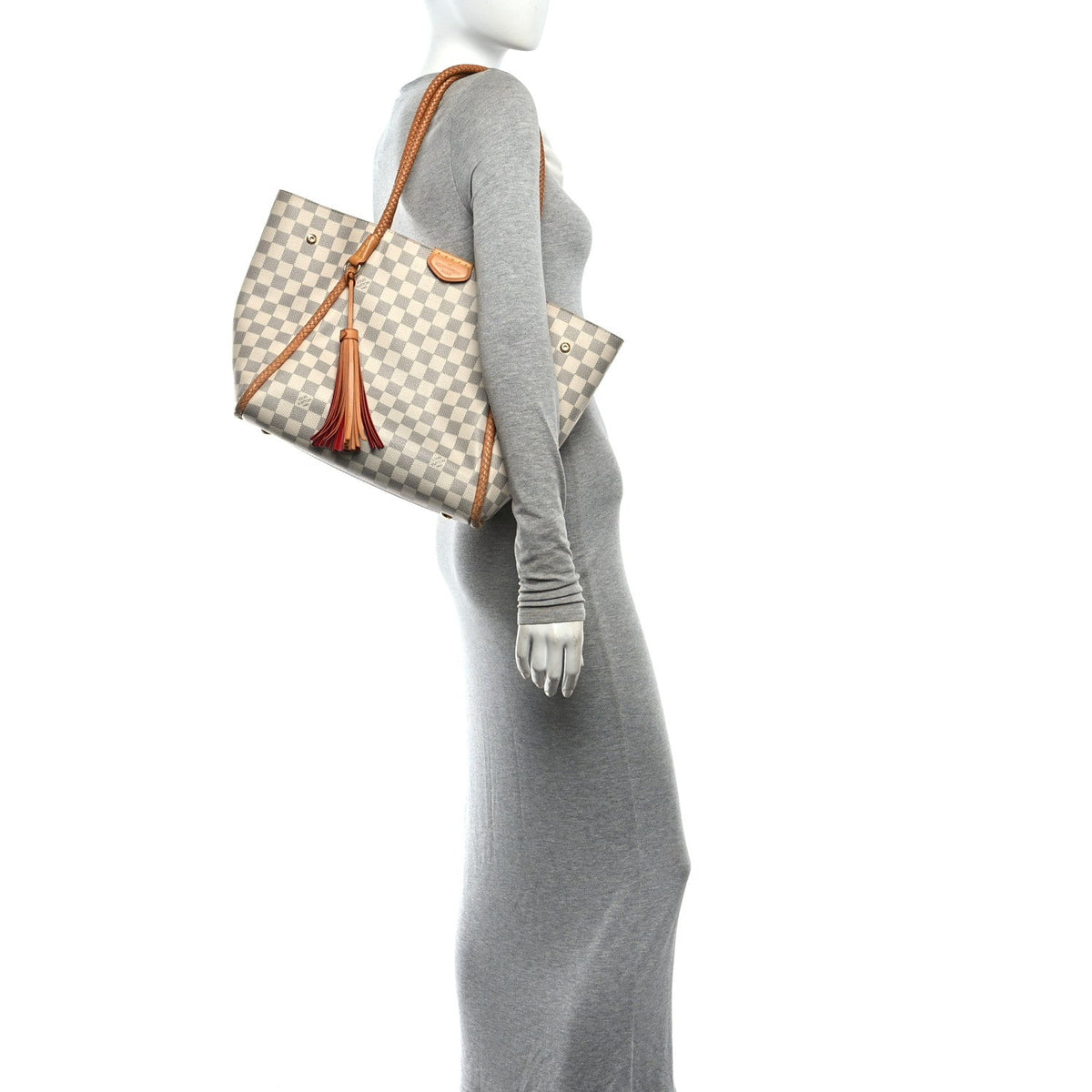 Damier Azur Propriano Rose Ballerine Handbag