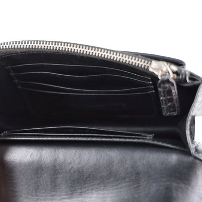 Calfskin Wallet Bag - Black