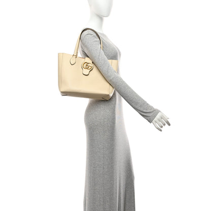 Small Calfskin Tote Bag - White