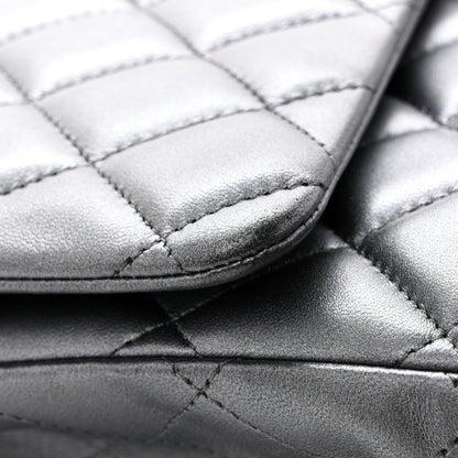 Maxi Quilted Lambskin Flap Shoulder Bag