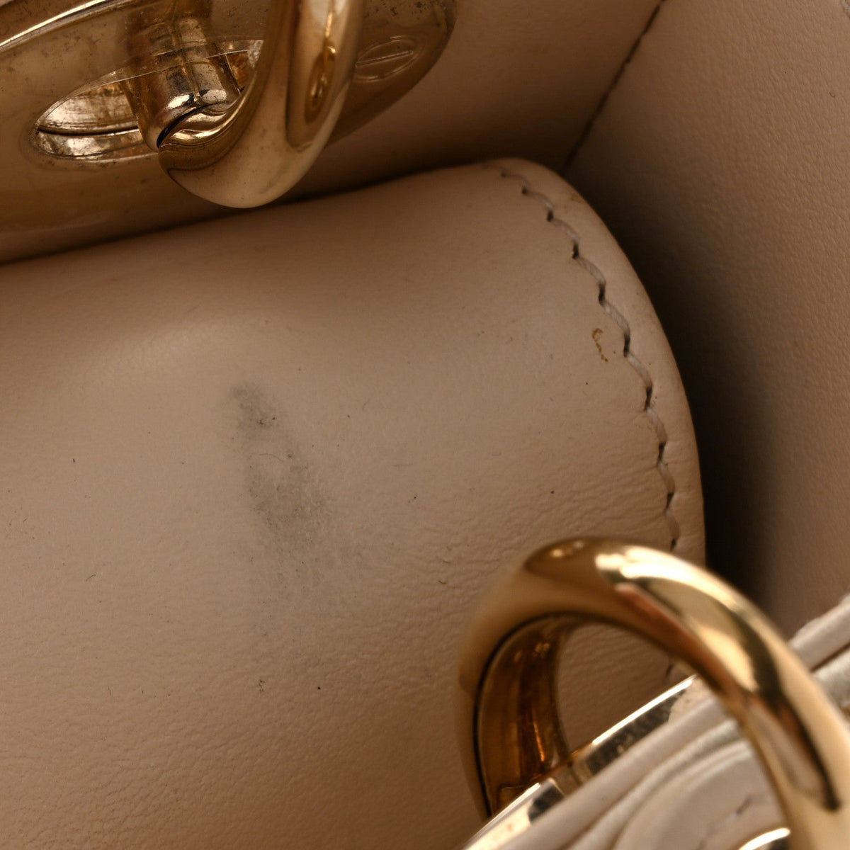 Mini Lambskin Handbag - Red