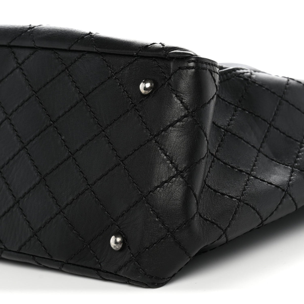 Calfskin Tote Bag - Black