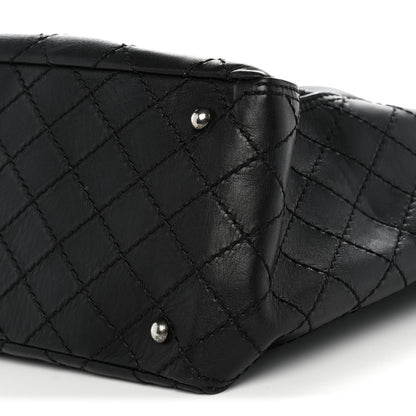 Calfskin Tote Bag - Black