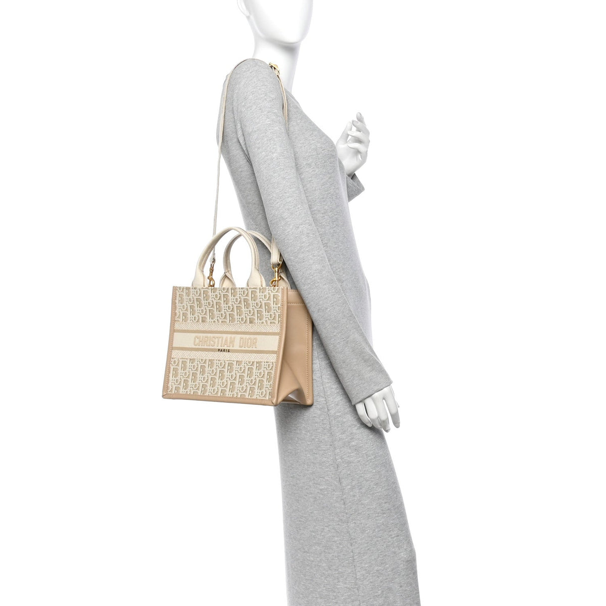 Small Calfskin Tote Bag - Gold