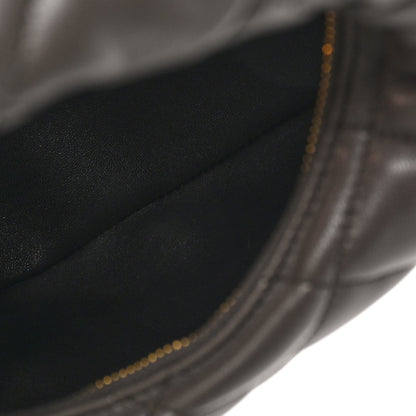 Quilted Lambskin Handbag - Grey