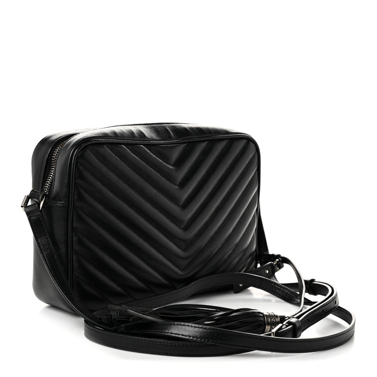 Calfskin Crossbody Bag - Black