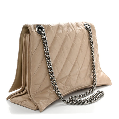Large Quilted Calfskin Handbag