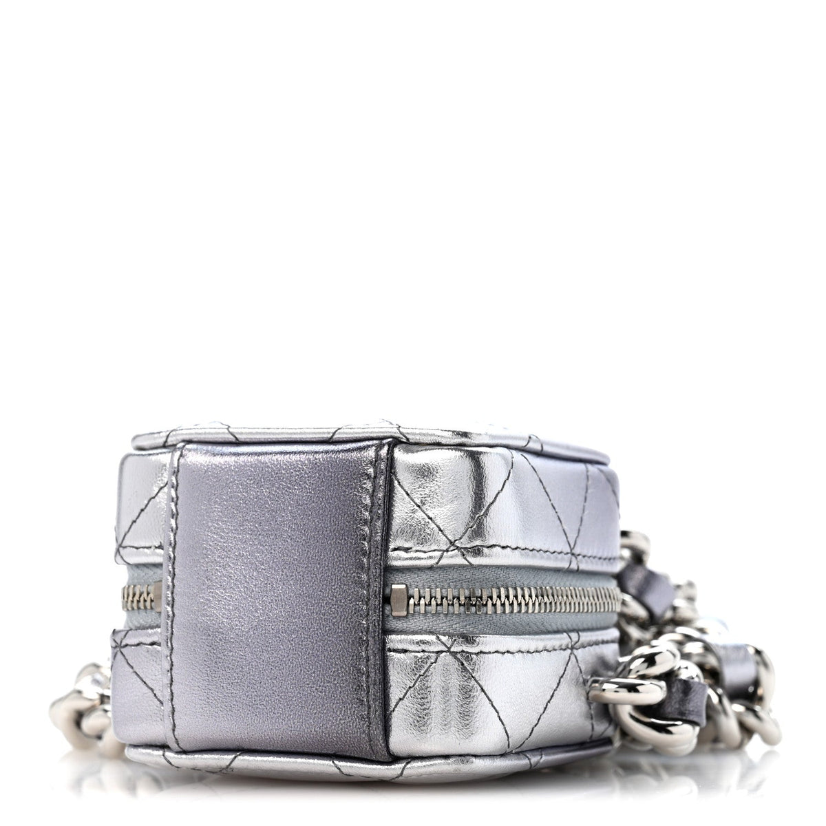 Quilted Lambskin Clutch Bag - Black