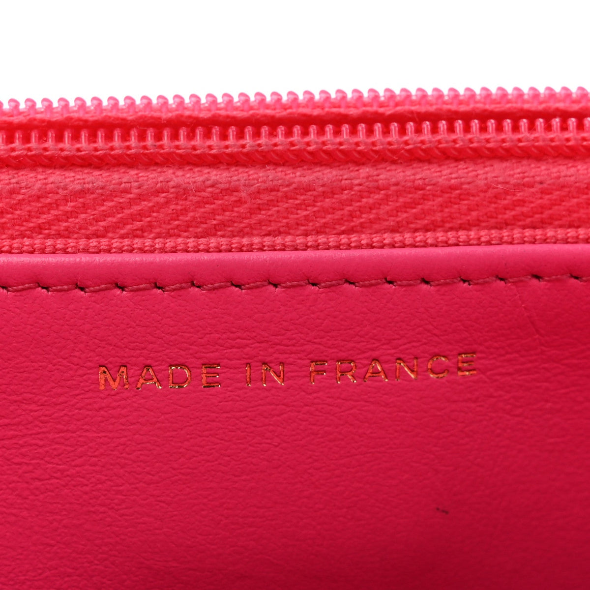 Quilted Caviar Wallet Bag