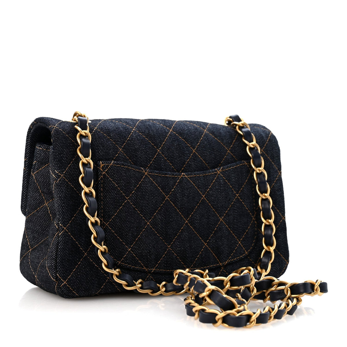 Mini Quilted Flap Shoulder Bag - Tan