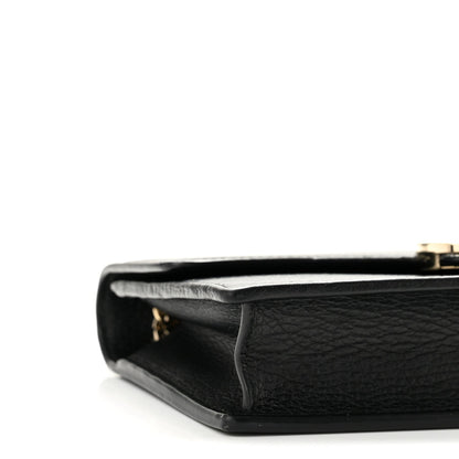 Calfskin Wallet Bag - Black