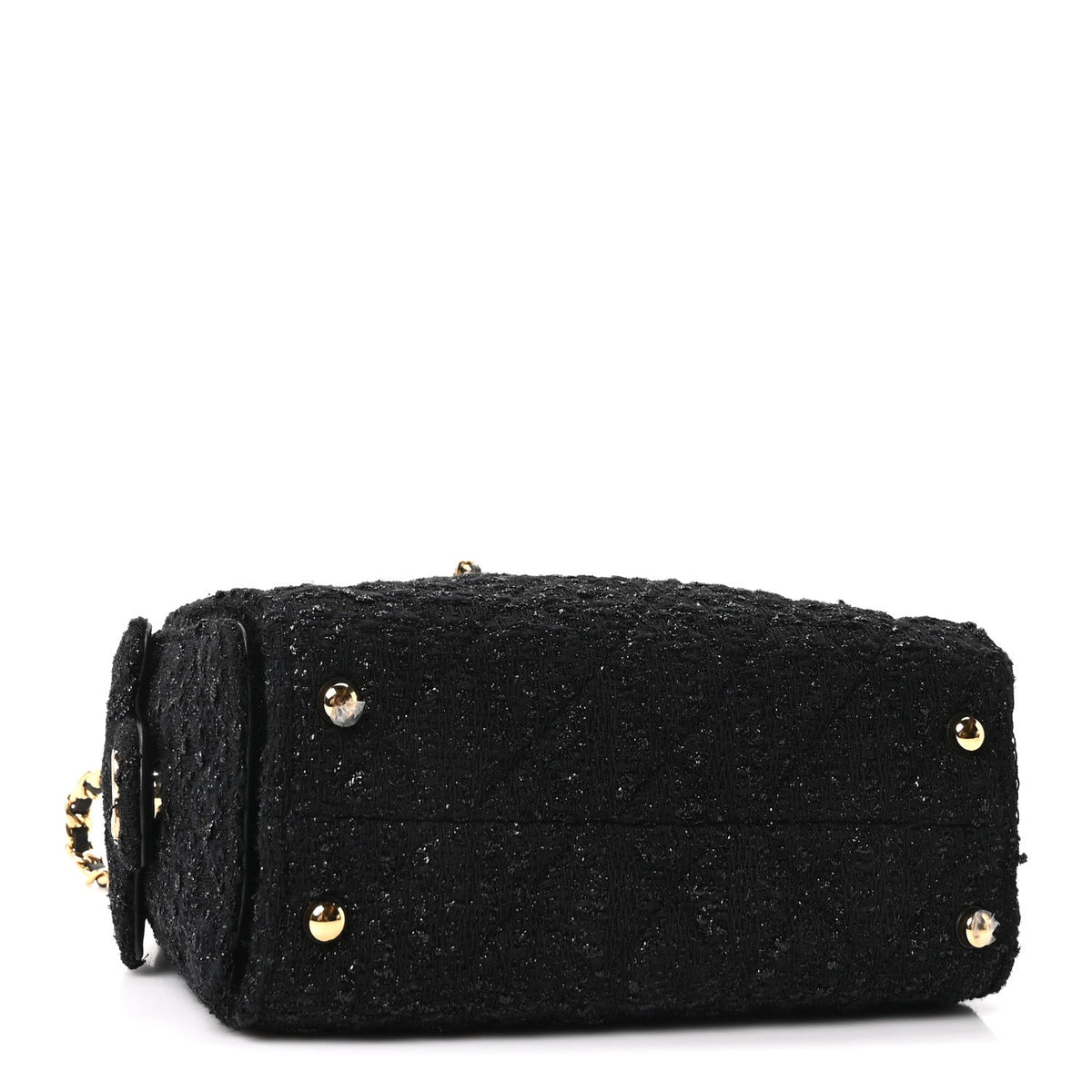 Mini Quilted Handbag - Black