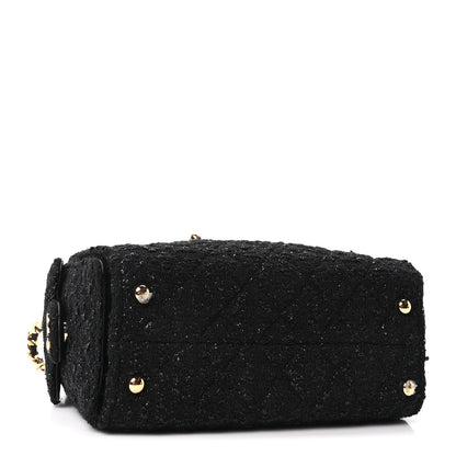 Mini Quilted Handbag - Black