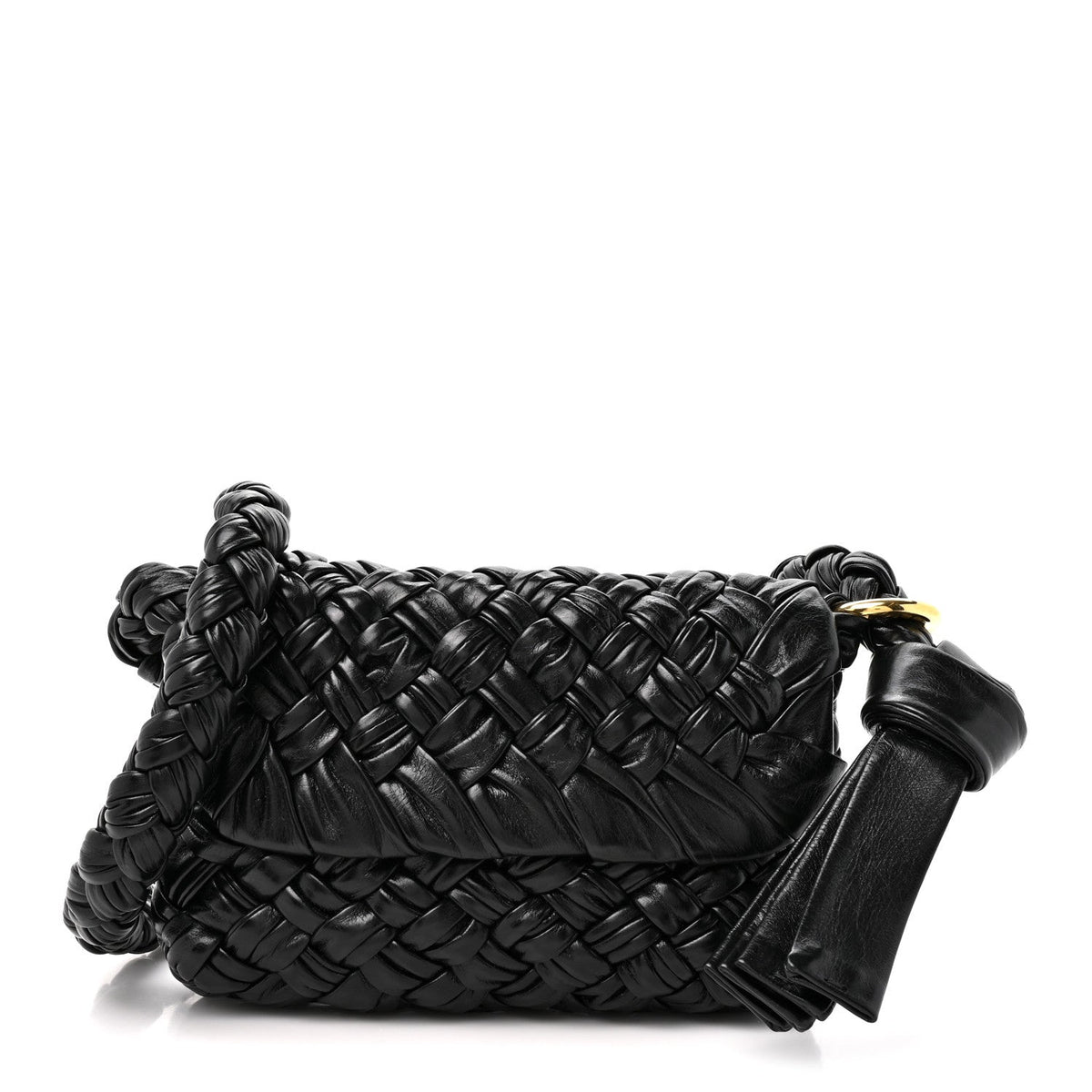 Calfskin Shoulder Bag - Black