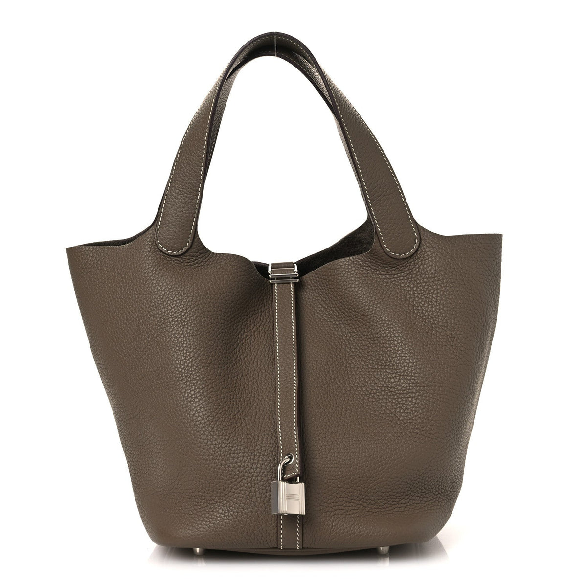 Taurillon Clemence Picotin Lock Mm Etoup Handbag