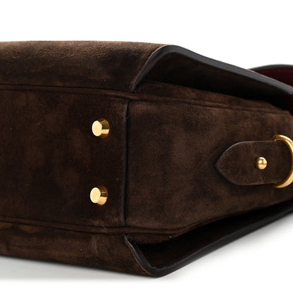 Medium Suede Shoulder Bag