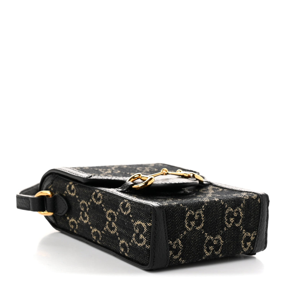 Mini Calfskin Crossbody Bag - Black