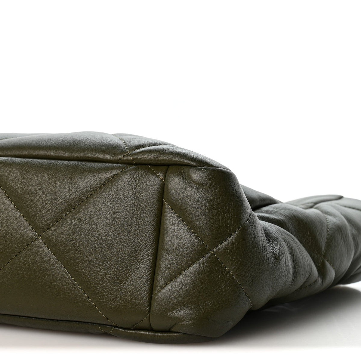 Quilted Lambskin Handbag - Green