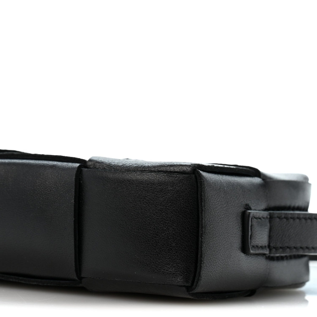 Maxi Lambskin Crossbody Bag - Black
