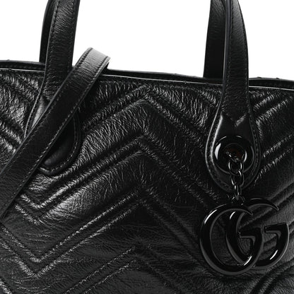 Small Nappa Tote Bag - Black