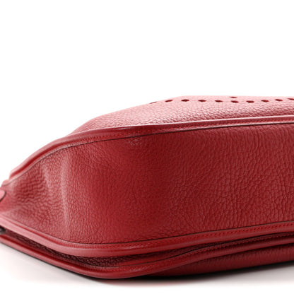 Taurillon Clemence Evelyne Ii Pm Rouge G Handbag