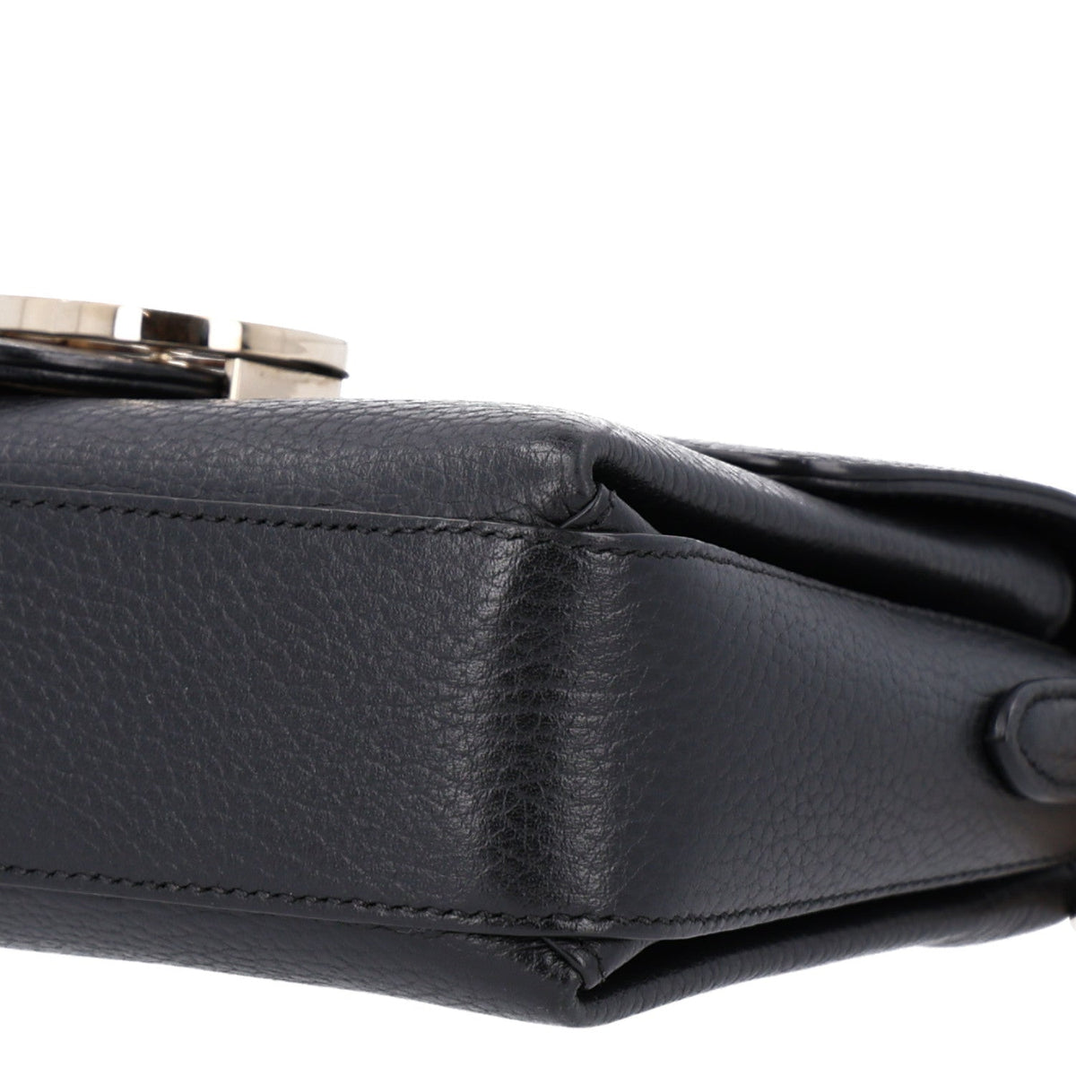 Calfskin Crossbody Bag - Black