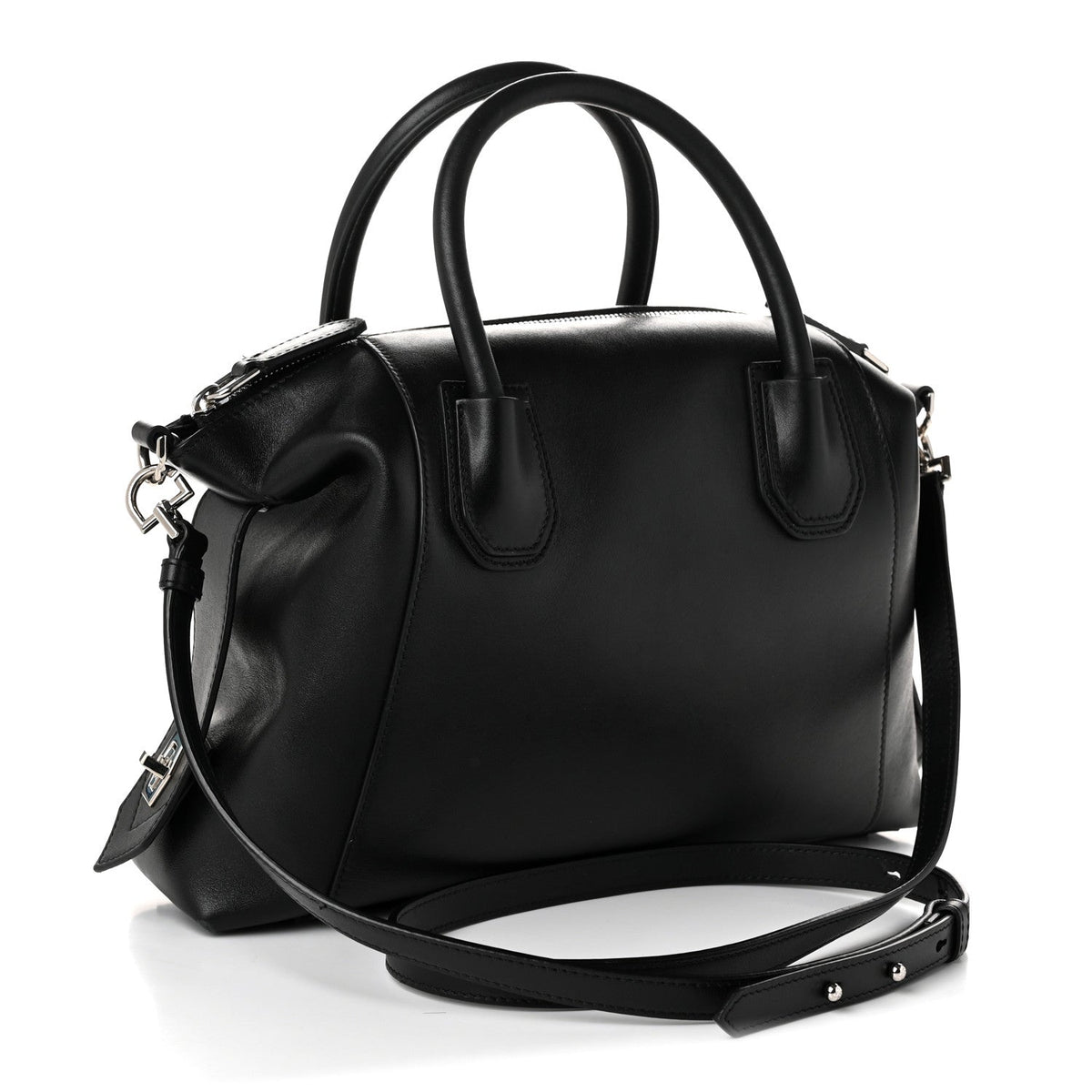 Small Calfskin Handbag - Black
