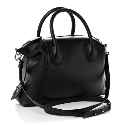 Small Calfskin Handbag - Black