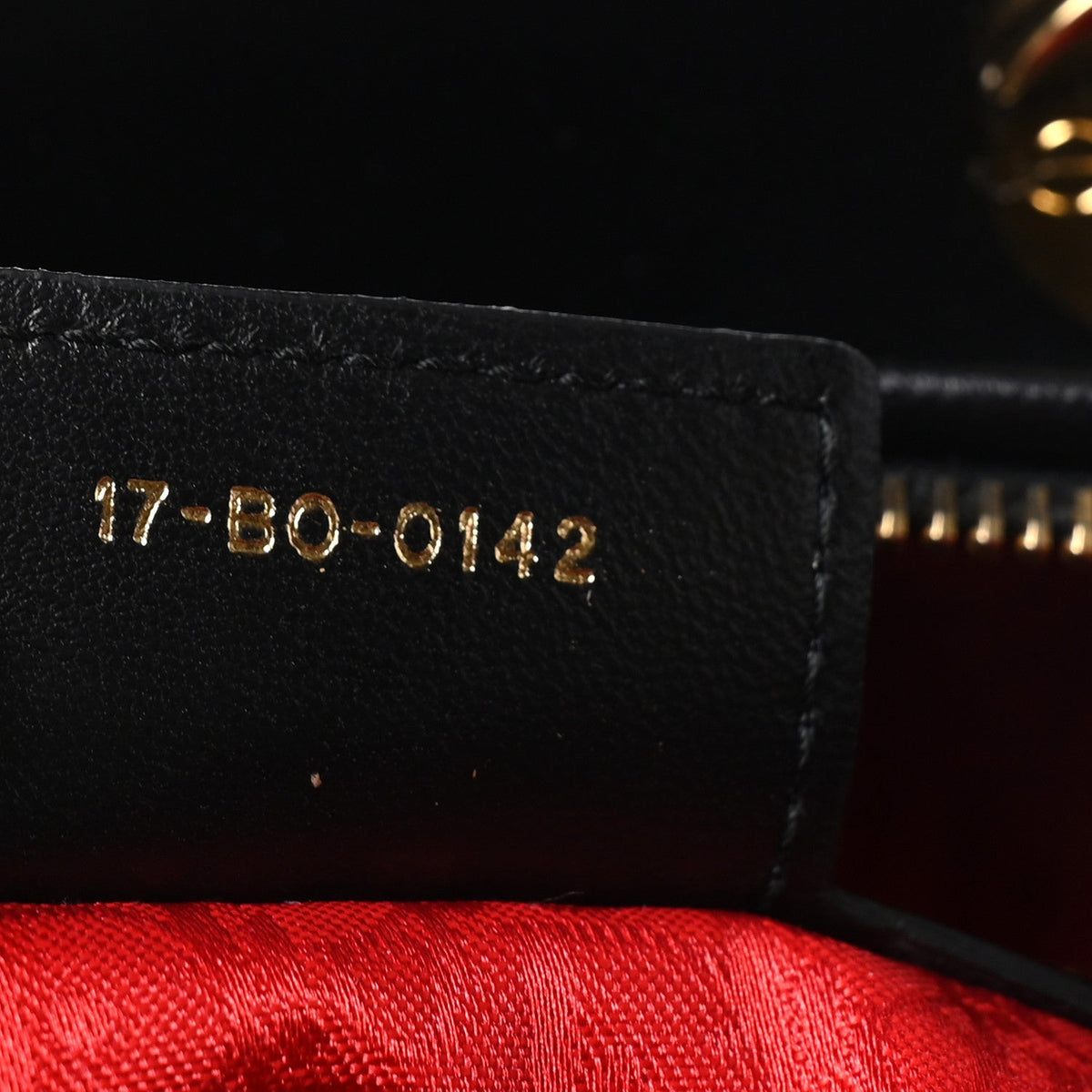 Large Lambskin Handbag - Black