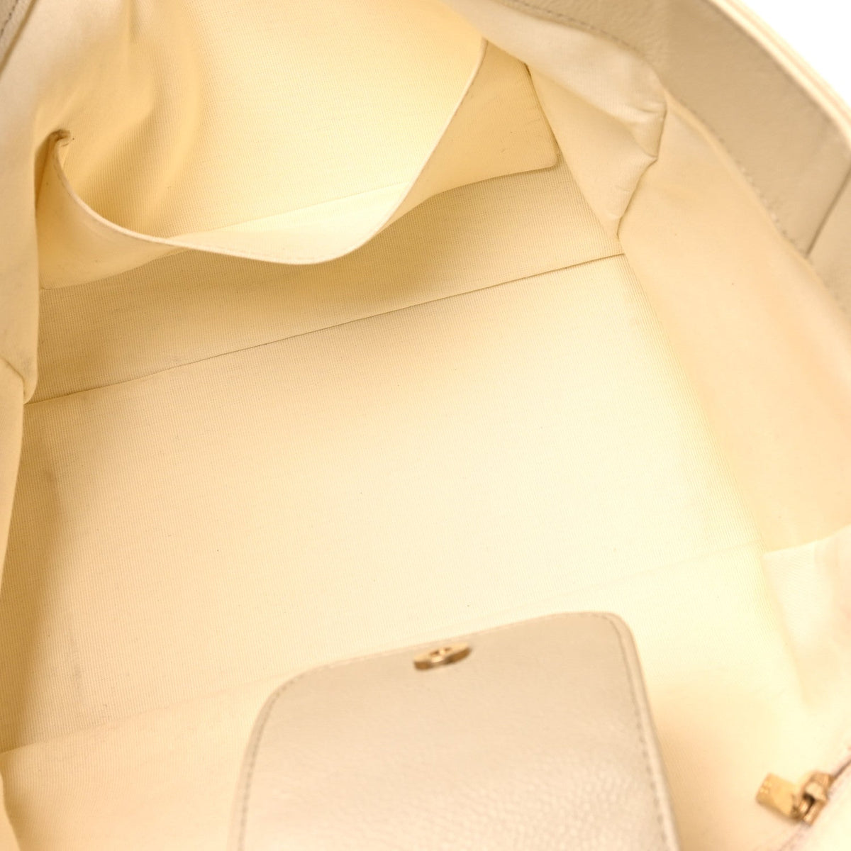 Small Quilted Caviar Tote Bag