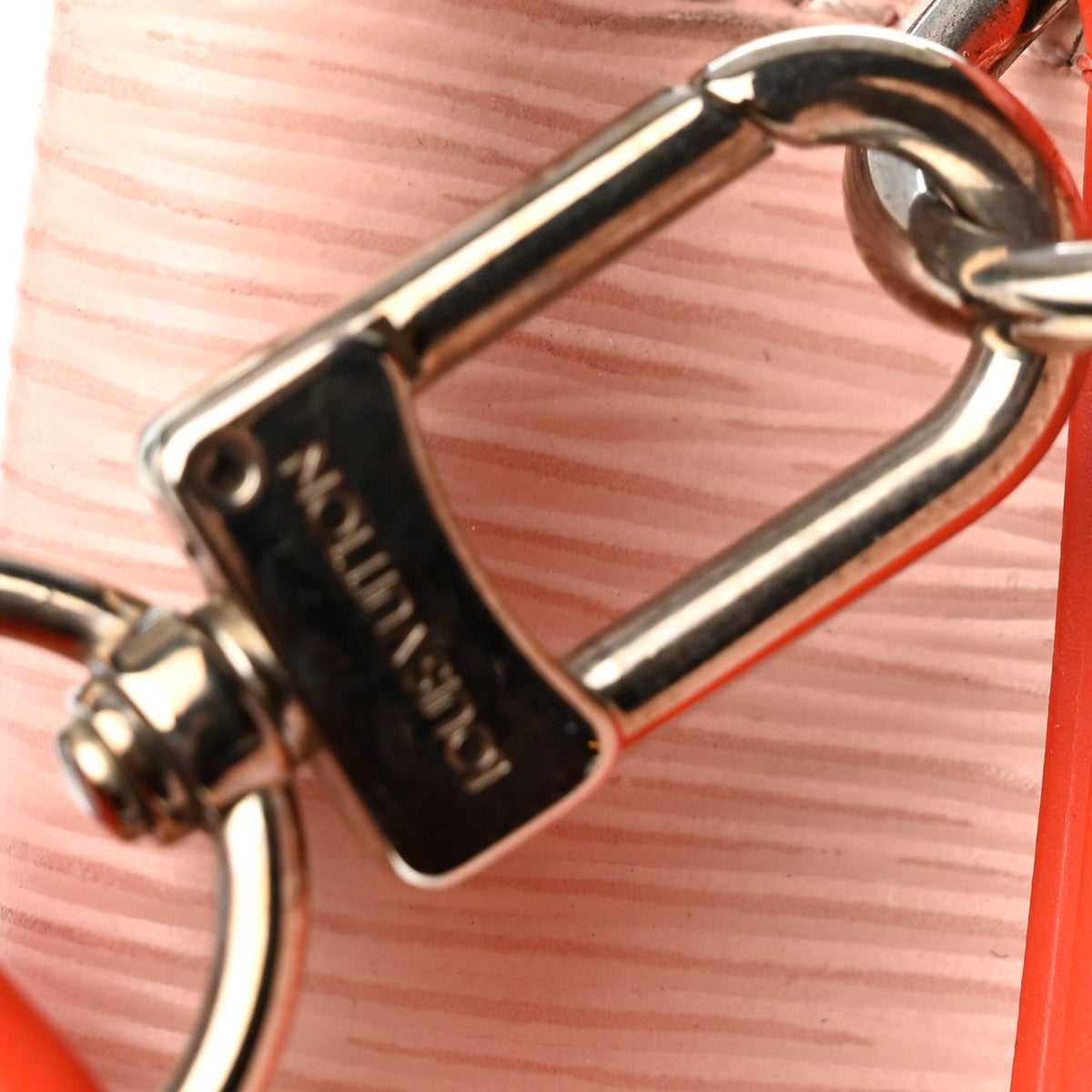 Epi Neonoe Rose Ballerine Orange Handbag