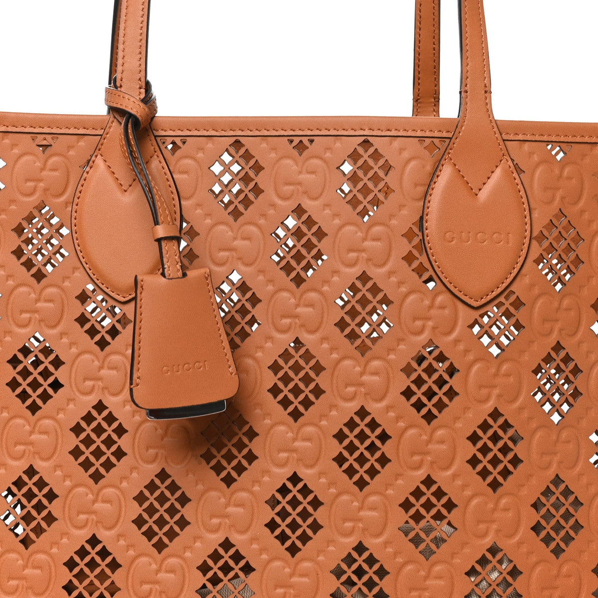 Medium Calfskin Tote Bag - Brown